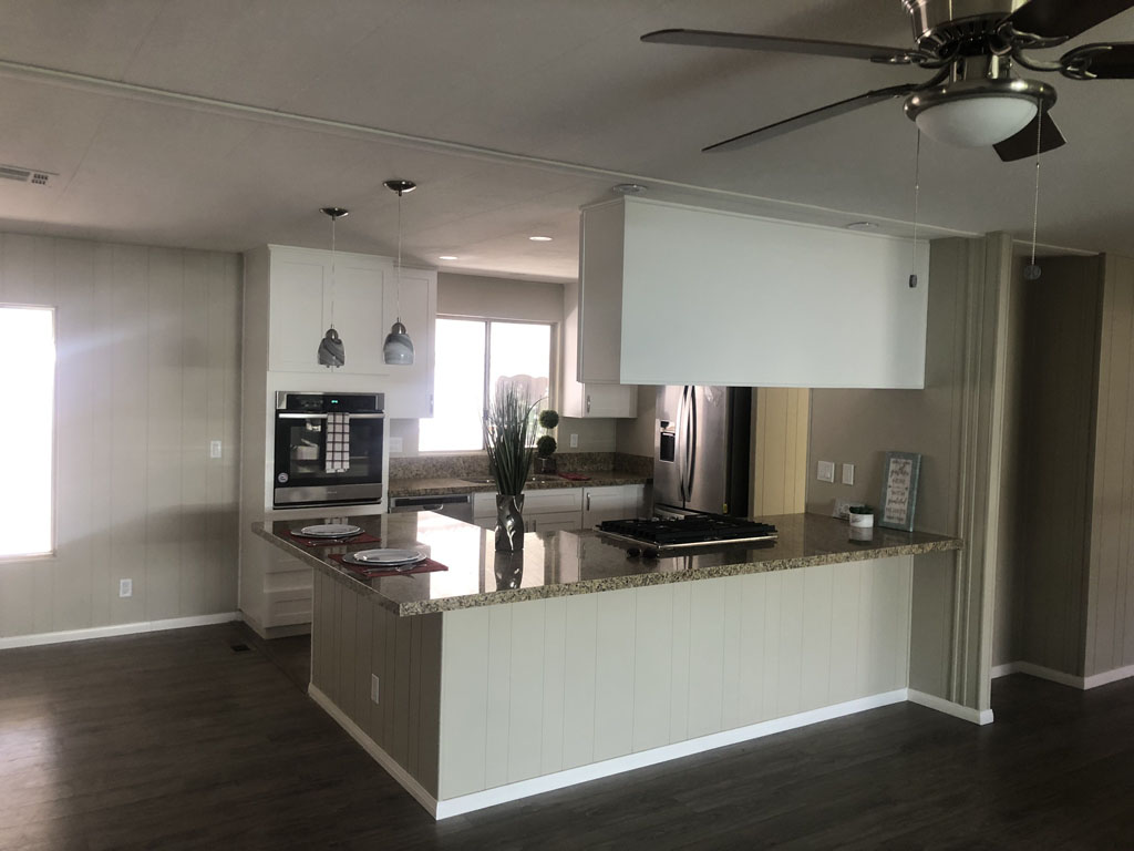 Kitchen remodel mobile home